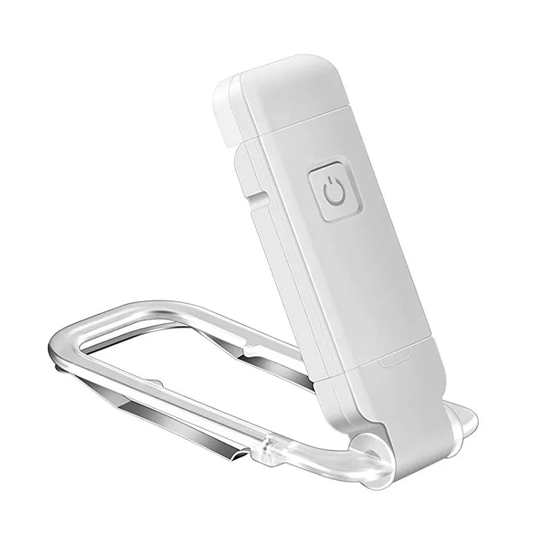 USB Rechargeable LED Book Light 📚 | 15-Level Brightness, 3 Color Modes | Clip-On, Foldable & Portable Bookmark Reading Lamp