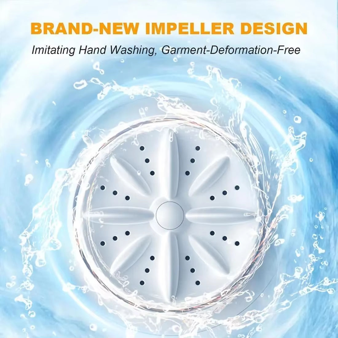 1L Mini Portable Washing Machine – USB Rechargeable Travel Washer for Underwear & Socks 🧦 | Compact Laundry Bucket with Dehydrator Function