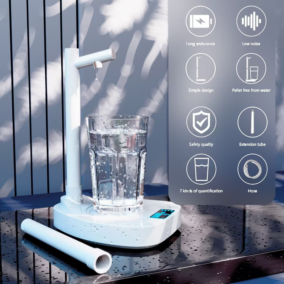 Magic Sip Machine! 🪄🚰 Auto Water Dispenser with Stand – Rechargeable, Smart & Ready to Pour Anytime! 🥤