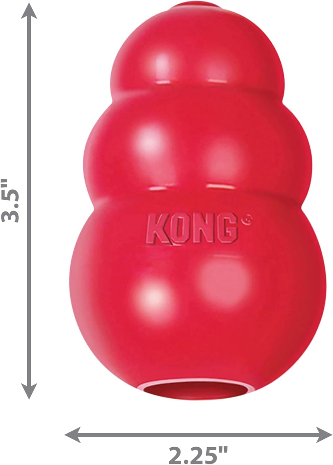  Classic Stuffable Dog Toy 🦴 – Wacky Bounce Fetch & Chew Fun! – Fill with Treats for Extra Tail Wags 🐾 – Super Tough Natural Rubber – Perfect for Medium Pups