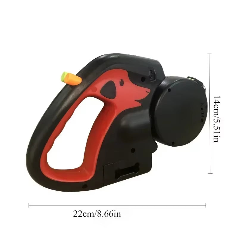 🐾 Dual Dog Retractable Leash – 360° Tangle-Free, Portable & Color-Coded for Easy Control (Up to 25kg)