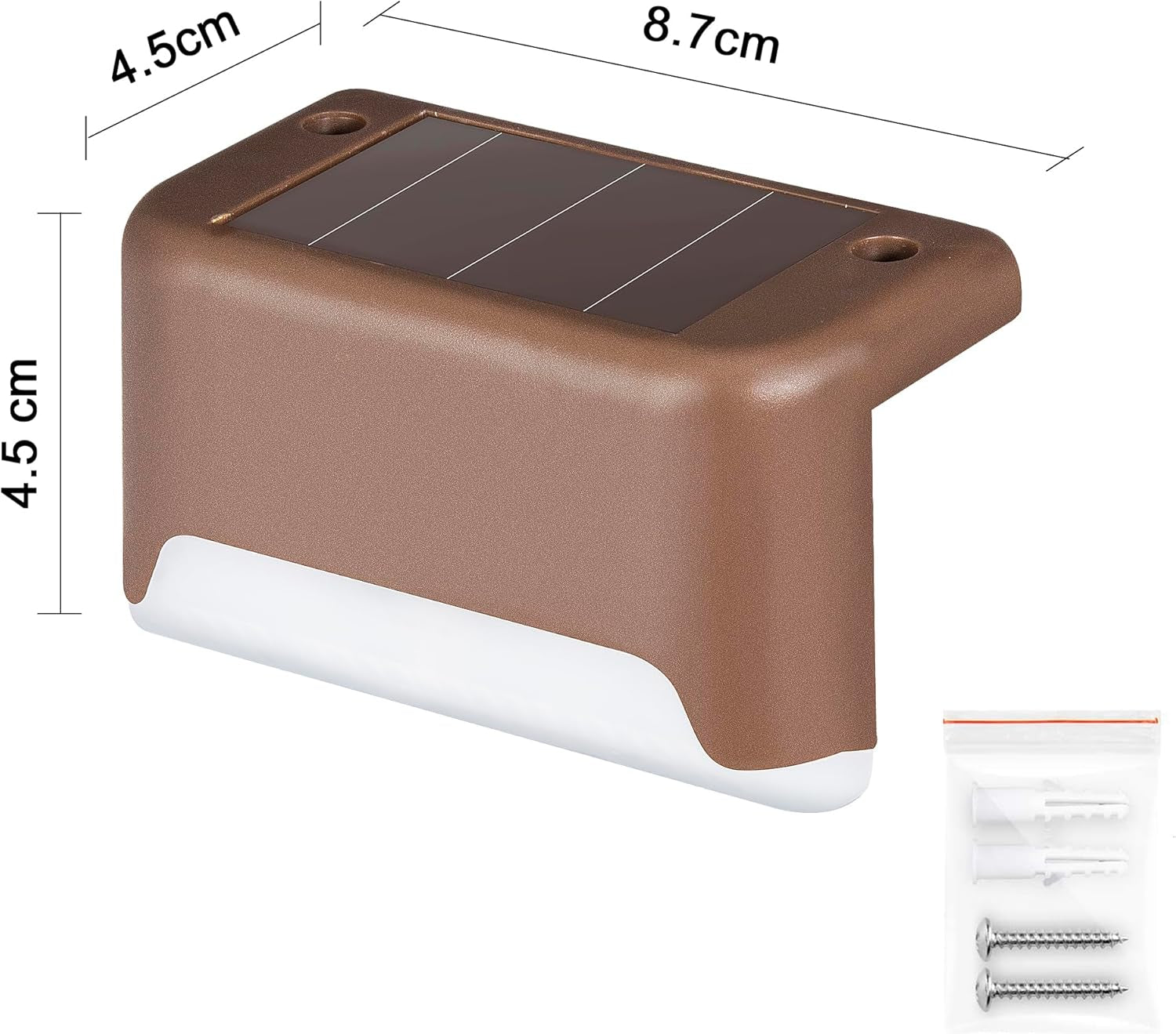 🌞 Solar Deck Lights Outdoor – 16 Pack 🌟 Waterproof Warm White LED Step & Fence Lights – Perfect for Stairs, Patio, Pathway, Yard, Balcony