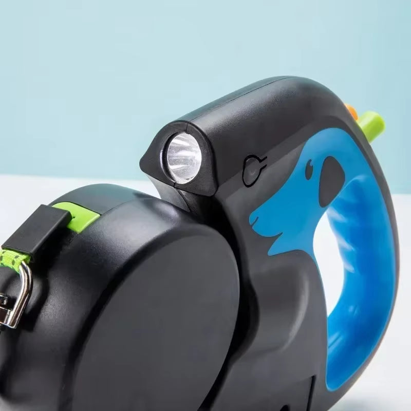 🐾 Dual Dog Retractable Leash – 360° Tangle-Free, Portable & Color-Coded for Easy Control (Up to 25kg)