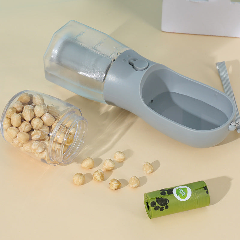 3-in-1 Doggie Adventure Cup! 🦴✨ Sip, Snack & Scoop in One Handy Bottle 🍼 – No Mess, All Fun!