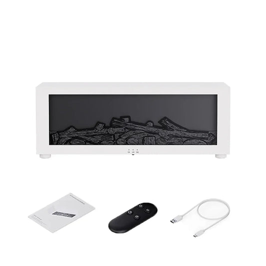 🔥💧 Flame-Effect Air Humidifier & Essential Oil Diffuser – Aromatherapy Machine with LED Light, Remote Control & Timer