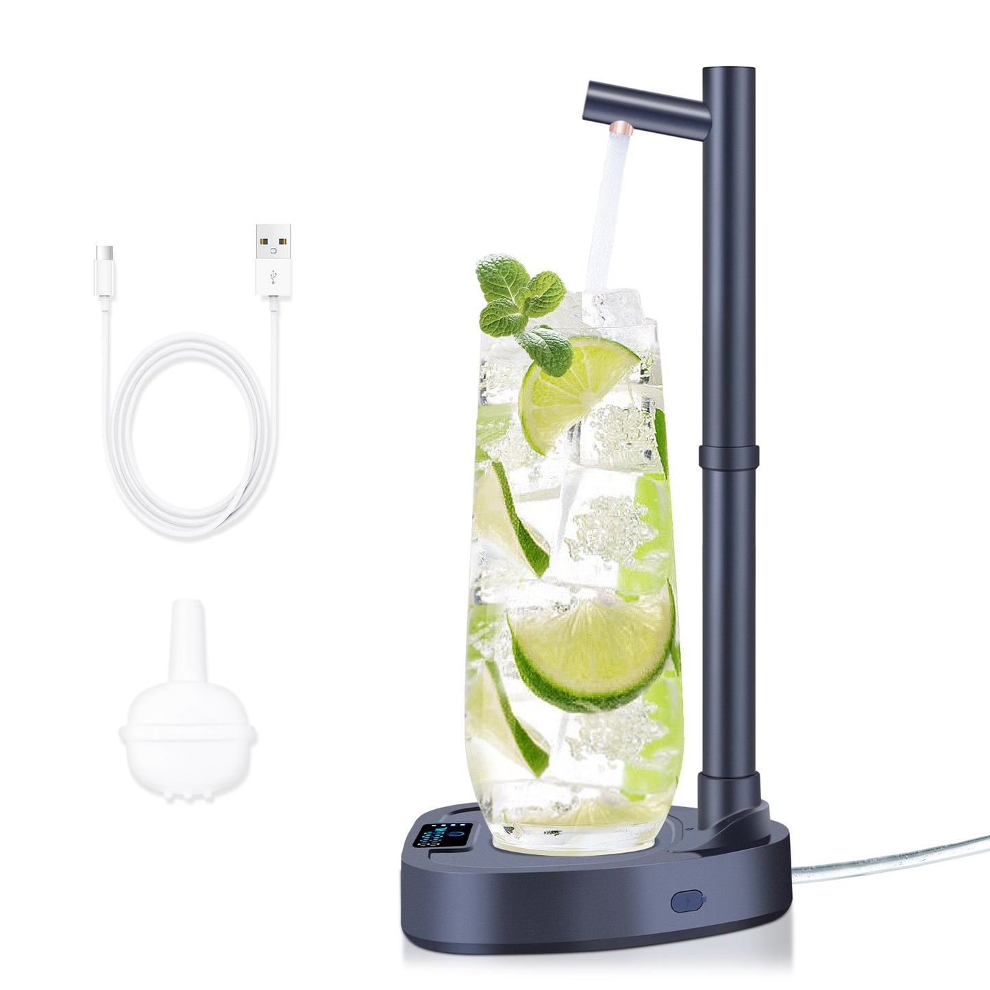 Magic Sip Machine! 🪄🚰 Auto Water Dispenser with Stand – Rechargeable, Smart & Ready to Pour Anytime! 🥤