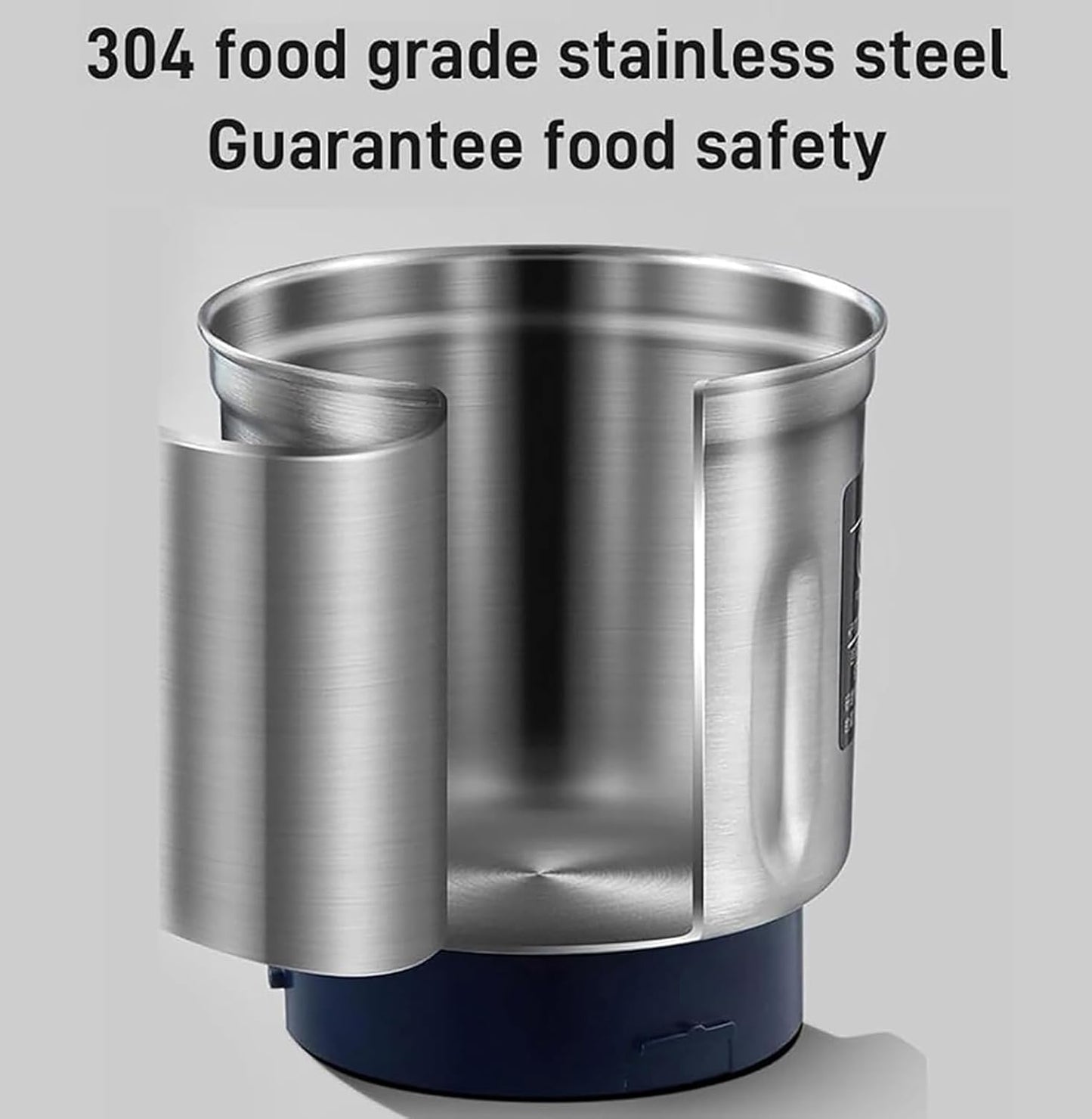 Electric Spice & Coffee Grinder 💎 | 500ml Multifunctional Mill for Herbs, Grains, Nuts & More | 200W Stainless Steel Blade – Blue